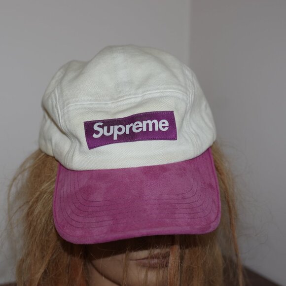 Supreme Other - Supreme Suede Visor Camp Cap Natural